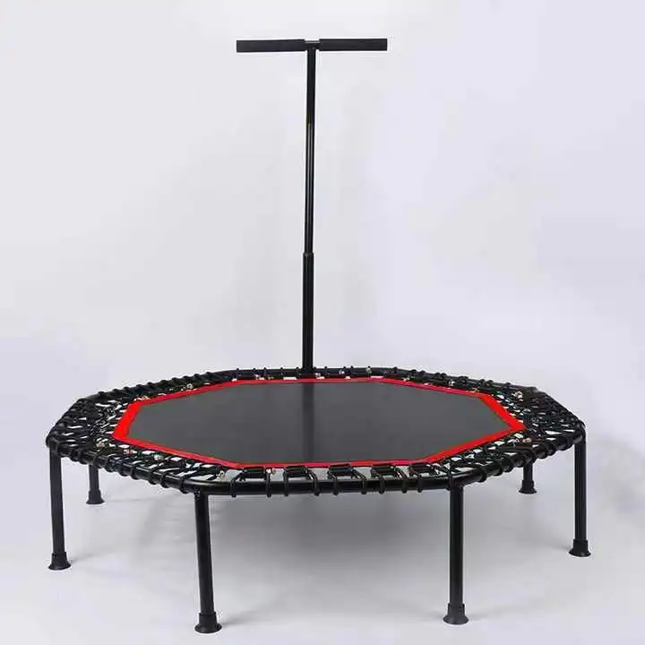 Size optional fitness equipment for adults and children, elastic hexagonal trampoline, indoor and outdoor large trampoline