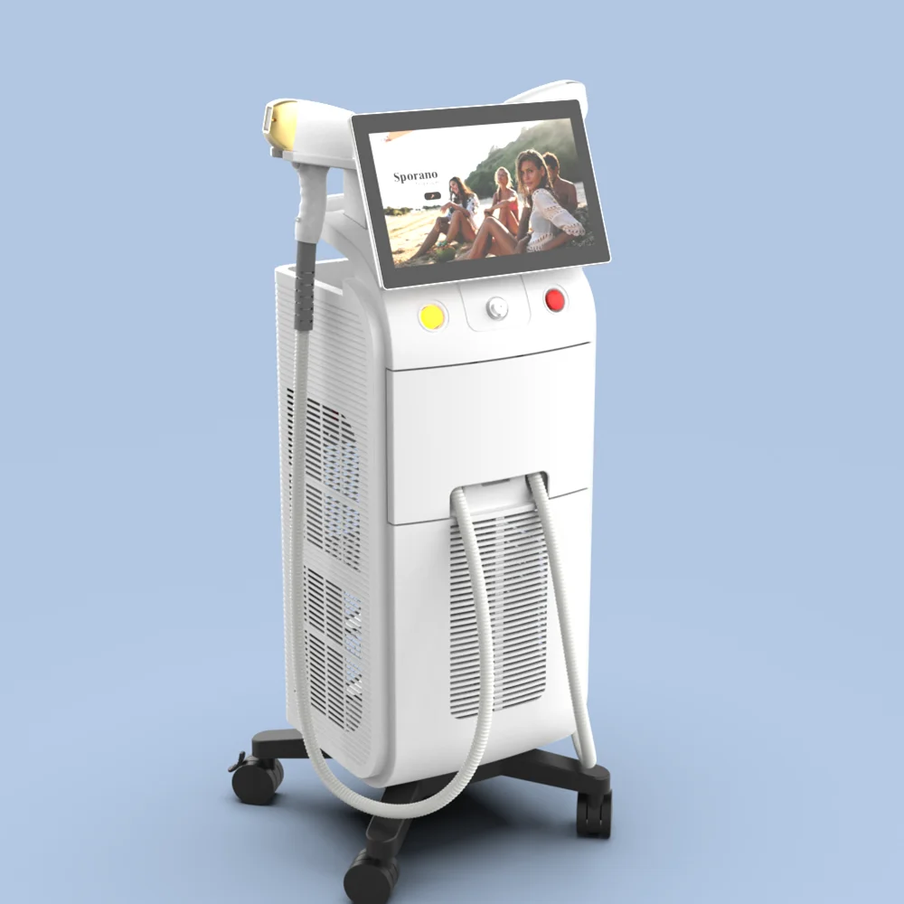 808nm diode laser hair removal machine ice Titanium Laser  XL portable 755 808 1064 diode laser hair removal machine price