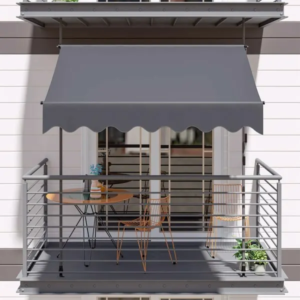 Support Awning Dark Gray Awning