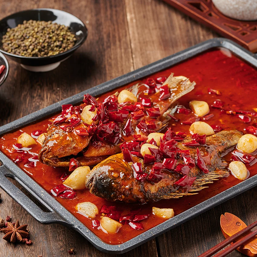 High Quality Delicious and Convenient A lazy person food Spicy Grilled Fish Suitable for Chinese restaurant
