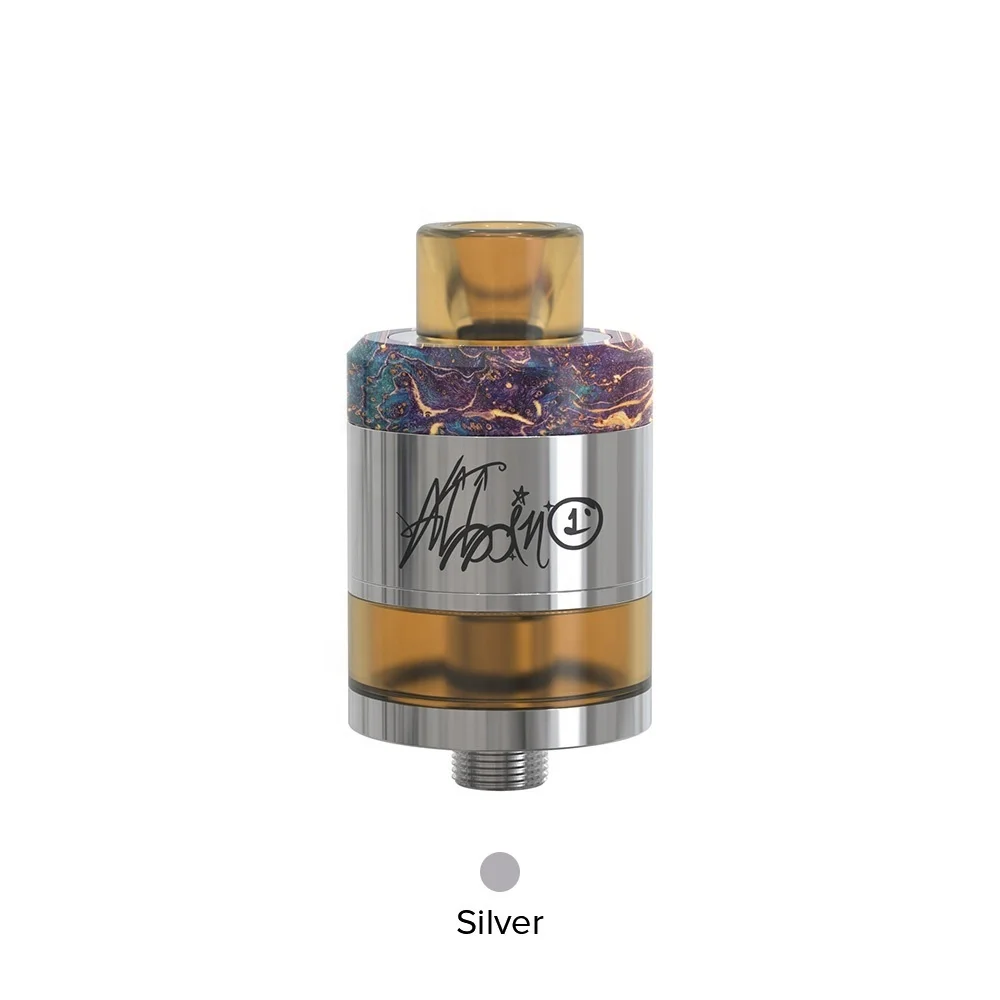 Новые продукты тренд 2021 Ultroner обслуживаемый атомайзер испаритель трансформируемый RDA и RDTA Stabwood регулируемый воздушный поток серебристый черный TPD