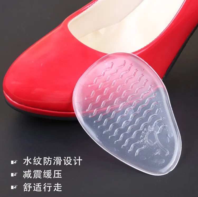 Insole Sticky Ball Of Foot Flip Flops High Quality Shoe Sole Rubber Gel Silica Heels Cushions For Shoes Silicone Heel Cups