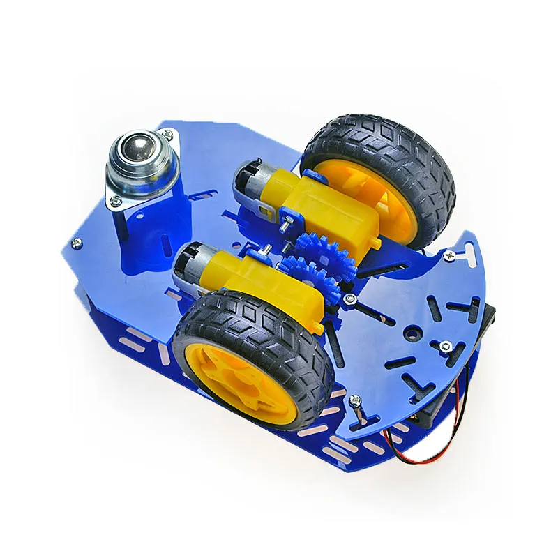 Bullseye колесо умный робот автомобиль шасси комплект 2WD акриловое для обхода отслеживание мотора DIY
