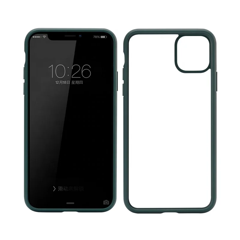 
Universal Reinforced Full-Body Protective Case with TWO layers clear Hard PC Shield +Soft TPU Bumper phone case 
