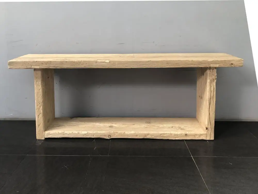 Пекинское античное воспроизведение натуральный Восстановленный обеденный стол из массива дерева