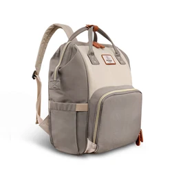 Wholesale Portable  Custom Printed Expandable Backpack Baby Diaper Bags With Changing Station