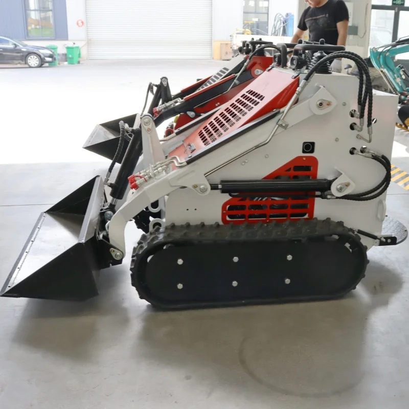 Hydraulic joysticks control mini skid steer EPA Diesel power mini skid steer loader directly from factory Perkins Kubota Yanmar
