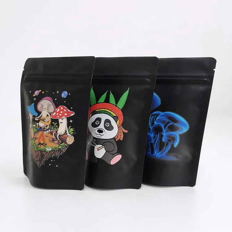 Wholesale mylar bags custom printed stand up packaging baggie