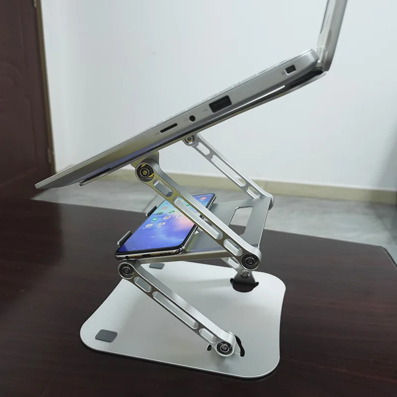 New Arrival Cool Adjustable Aluminum Alloy Fanless Laptop Holder Stand for Pc Laptop