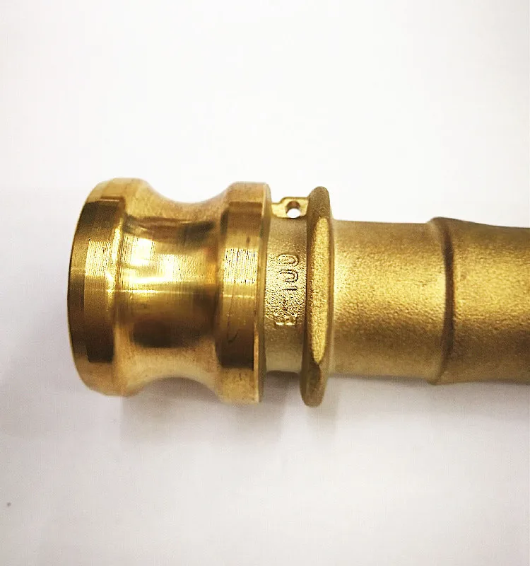 Brass Cam-lock Couplings - Male Adapter x Hose Shank Type -E size from 1/2 to 6 inches Sand Casting & Forging