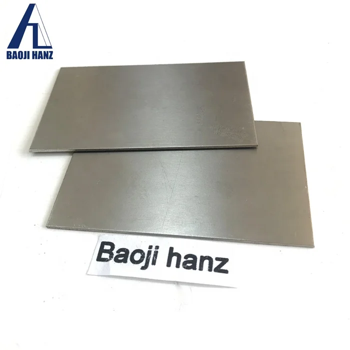 Титановый лист Baoji hanz Gr1 Gr2 Gr5 gr.9 1 5 мм 2 3 4 6 8 10 20 титановая пластина цена