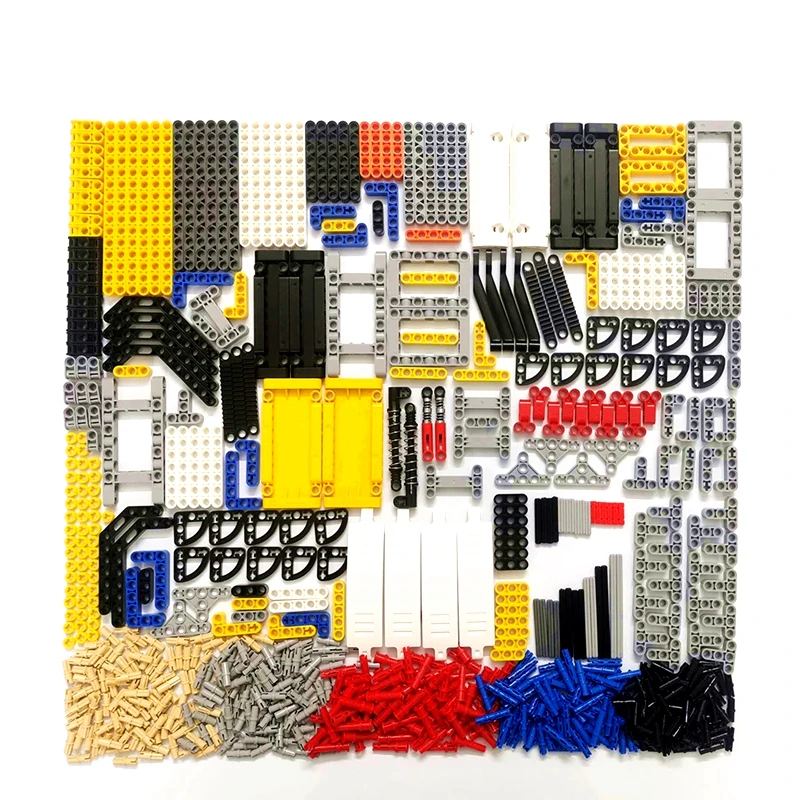 500-226 MOC toys Technology+Machinery+Gear+Pulling Rod+Push Rod+Track+Bearing+Axle Pin+Compatible 220pcs Parts Package for toys