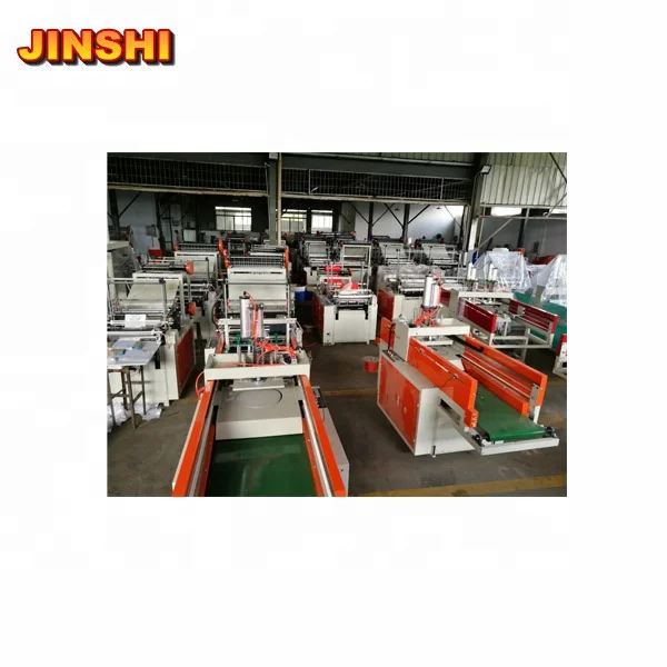 Full Auto biodegradable plastic garbage carry bag making machine