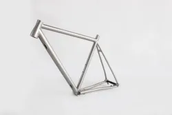 Titanium gravel road bike frame