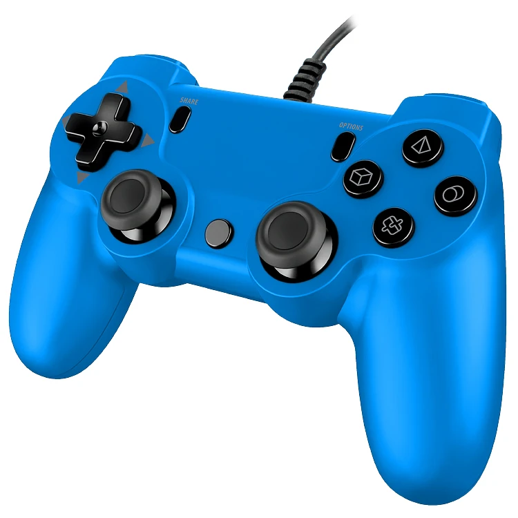 Оптовая продажа, Заводская поставка, цветной контроллер PS4, проводной геймпад, джойстик, проводной джойстик, контроллер для switch/PS4/PS3/PC