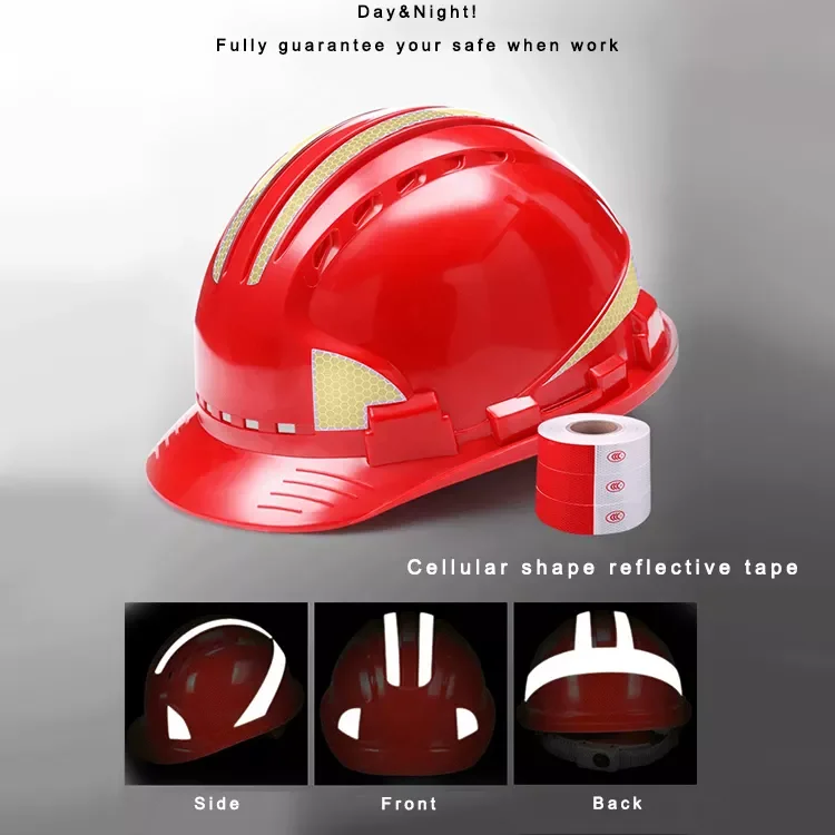 ABS Reflective Vaultex Safety Helmet Construction Hi Vis Hard Hat Helmet Construction Safety