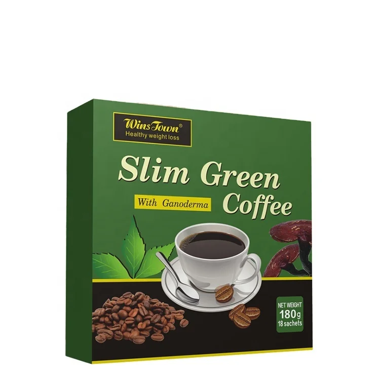 Оптовая продажа, диетический кофе WinsTown, лучшая потеря веса, зеленый кофе для похудения, сменный порошок для похудения, мгновенный кофе