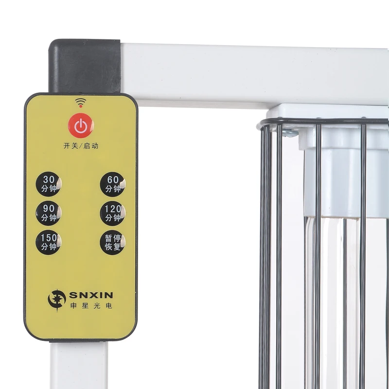 Moveable four wheels ultraviolet disinfection robot uv-c Ozone uvc UV lamp trolley sterilize uv robot medical 300W