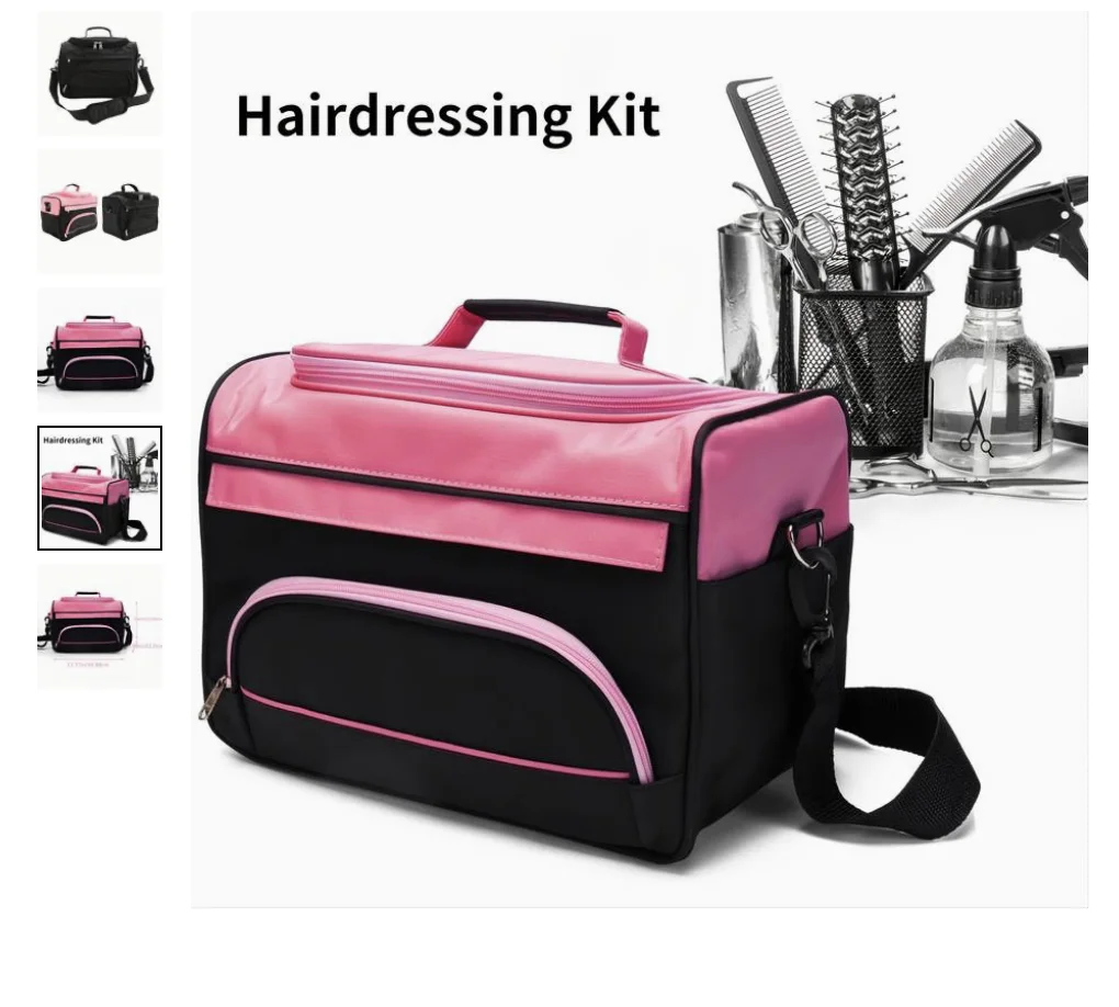Hair Stylist Barber Storage Makeup Bag Women Men Hairdressing Hair Beauty Salon Equipment Tool Case Travel Handbag Cosmetic Bag