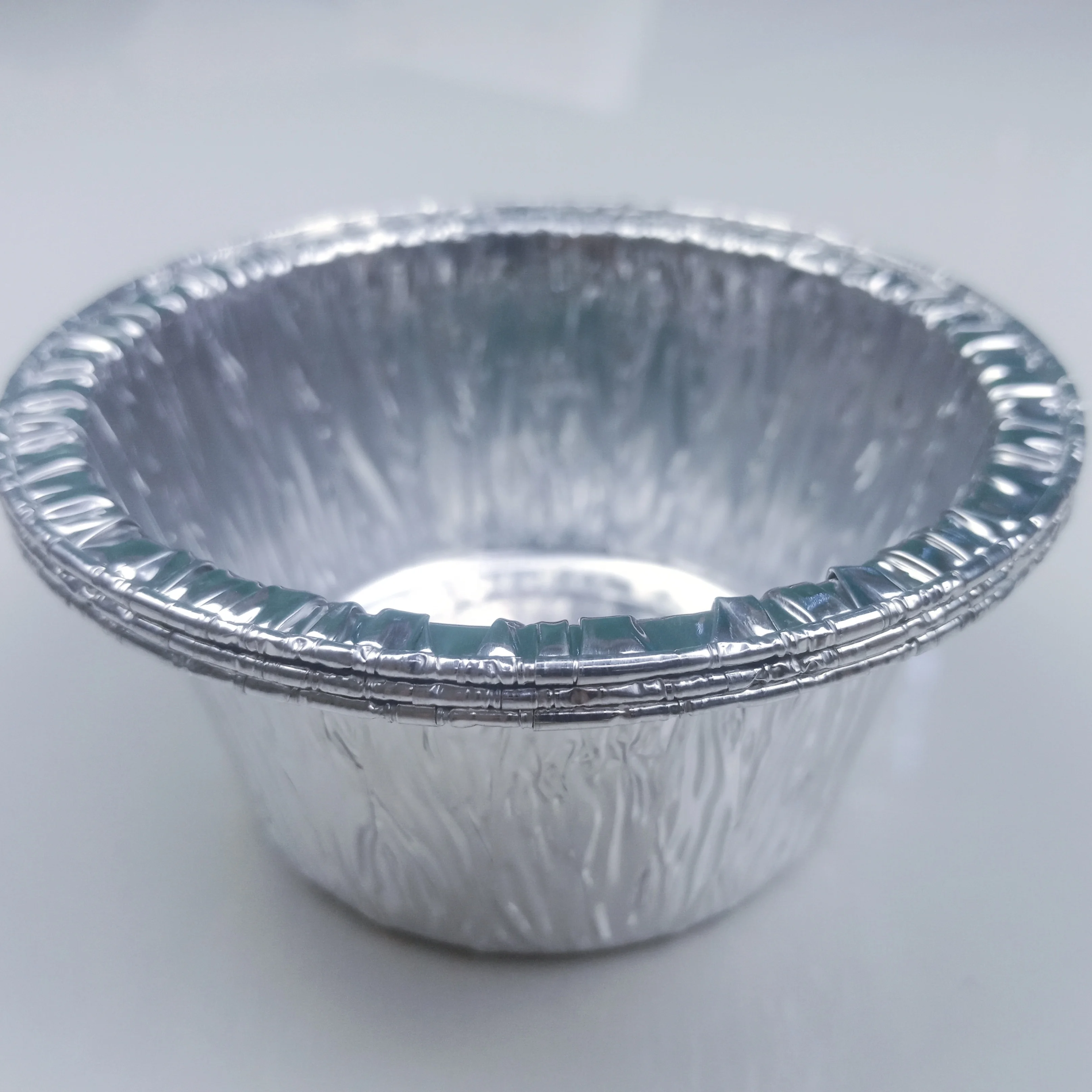 85*40mm 150ml mini Pudding cake Cup with  plastic lid Muffin Cupcake Baking  cover lid Disposable aluminum cup round cake model