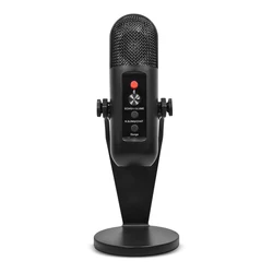 New K-6 USB Wireless Microphone For Laptop PC Computer Desktop Condenser Mic Set For Podcasting Gaming  With Adjustable Stand