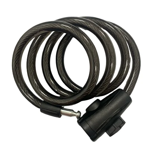 SENDE Slotted Housing Straight Bracket Bicycle Cable Lock, Bicycle Keyed Security Anti-theft Lock Motorcycle, E-bike Accessories