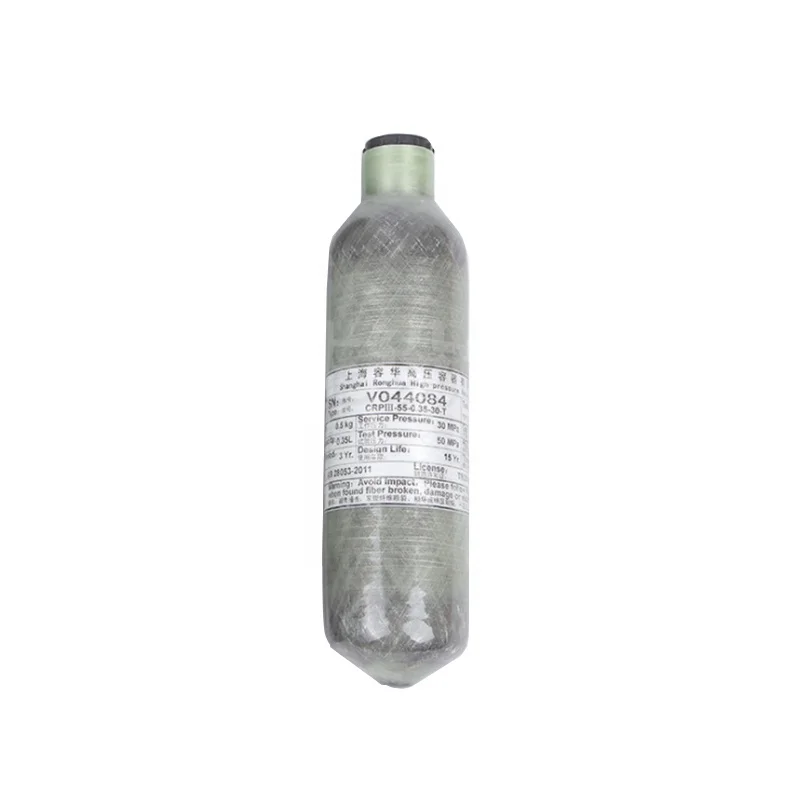 High pressure Factory Direct Sale 4500psi 30mpa 300bar  Carbon Fiber Bottle gas Cylinder
