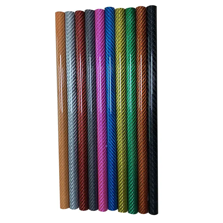 
Wholesale customized color 3k tube carbon fiber hollow tube can be customized style 