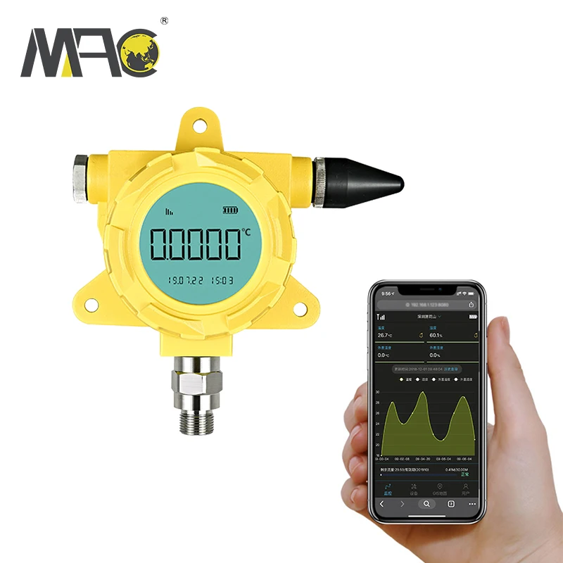 Macsensor battery powered 4G LORA GPRS gsm wireless water pressure transmitter sensor