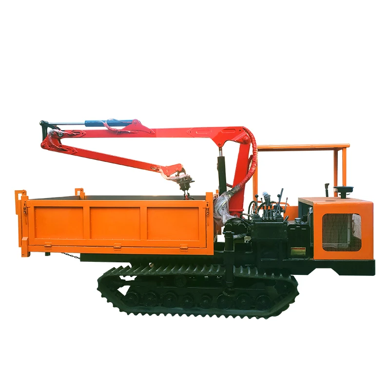 Powerful Machines Equipment Forest Log Grabber Trailer Crawler Wood Grabber on Sale