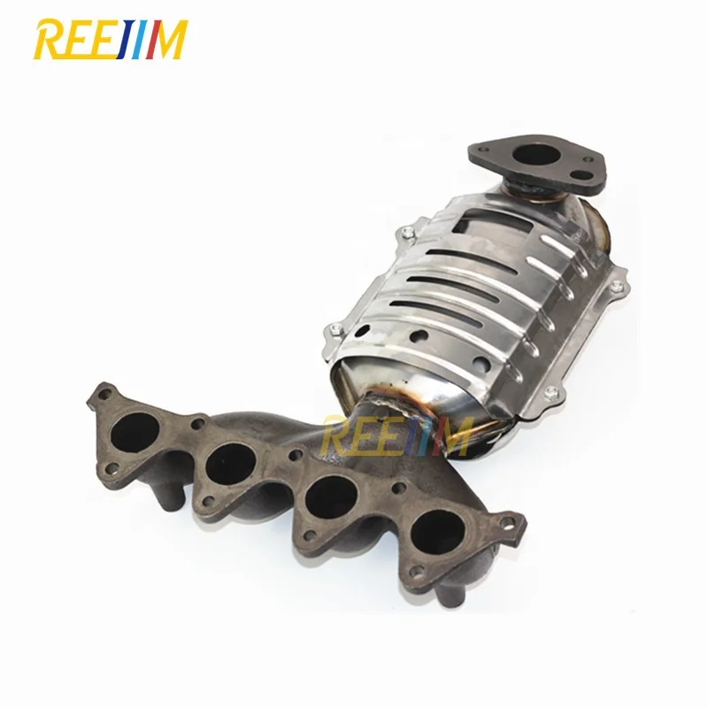 Передний каталитический конвертер с коллектором для 2006-2011 Hyundai Accent Kia Rio л