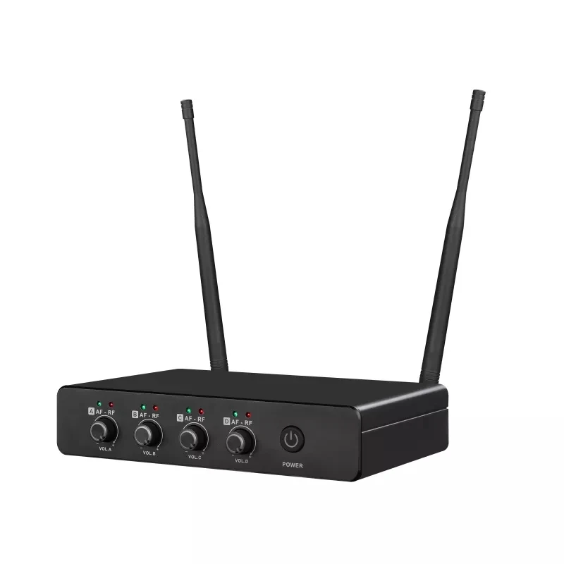 New AW06 Professional UHF Wireless Microphones Set Hand Wireless Microphone with Speaker Auto Tune Wireless Microphone