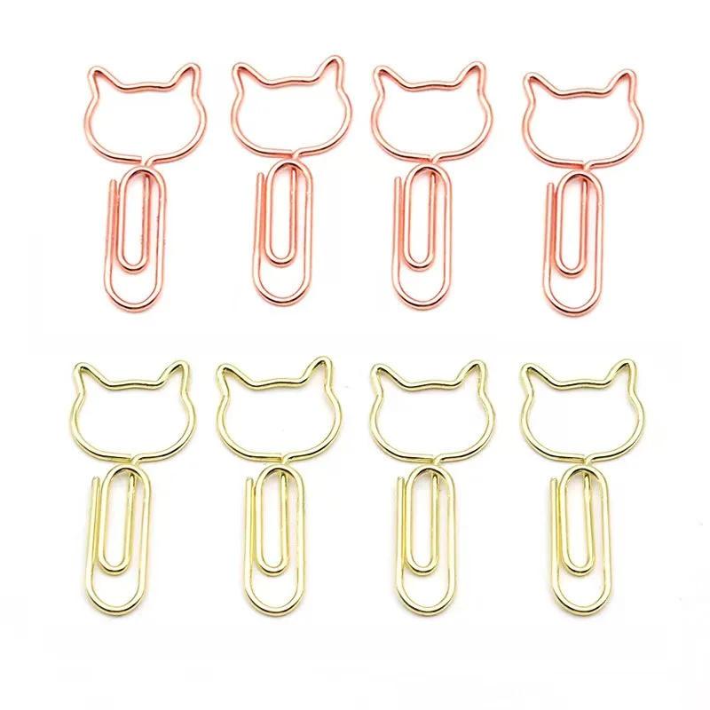 Popular Special-shaped Butterfly Paper Clip Metal Paper Clip Wholesale Bookmark Creative Gold Paper Clips