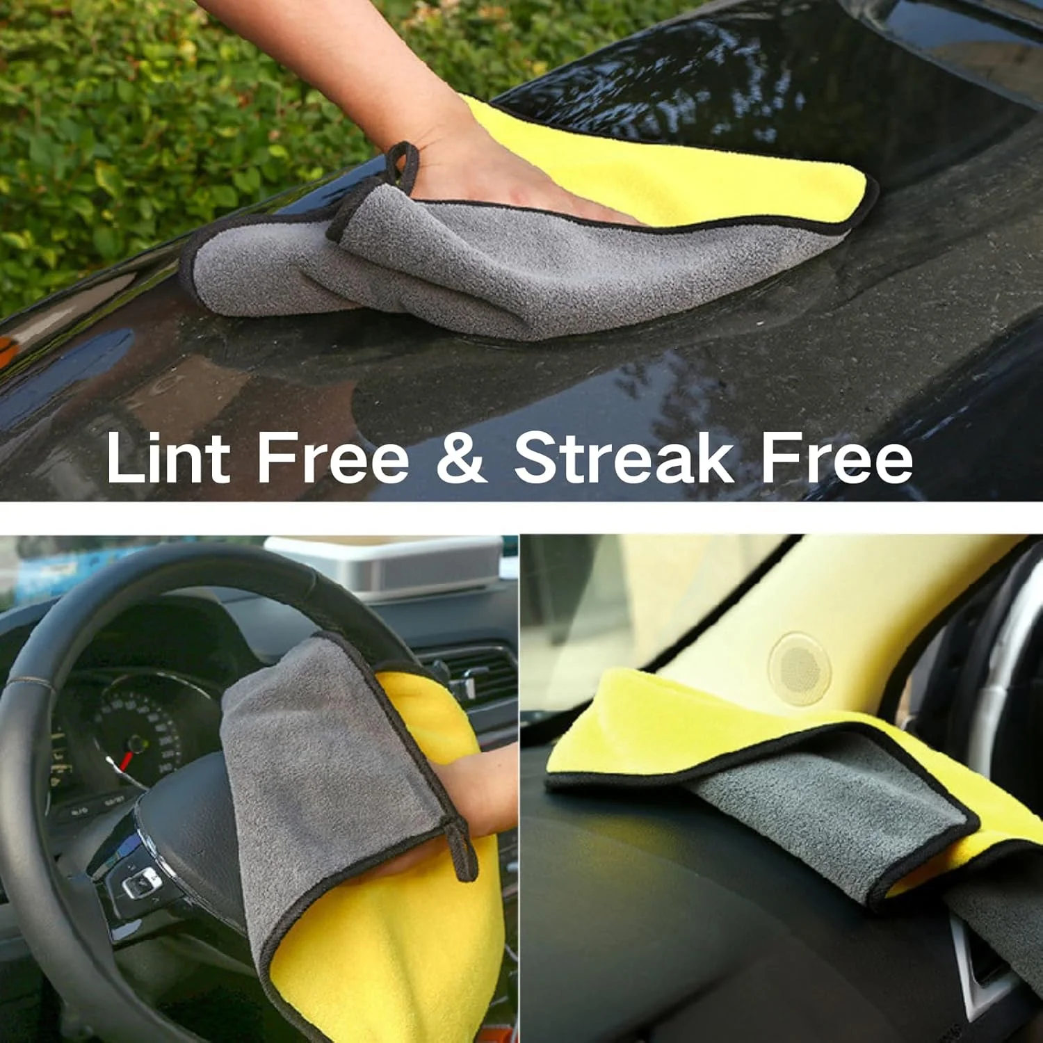 Hot Selling Custom Car Cleaning Tools Microfiber Car Cleaning Cloth Towel