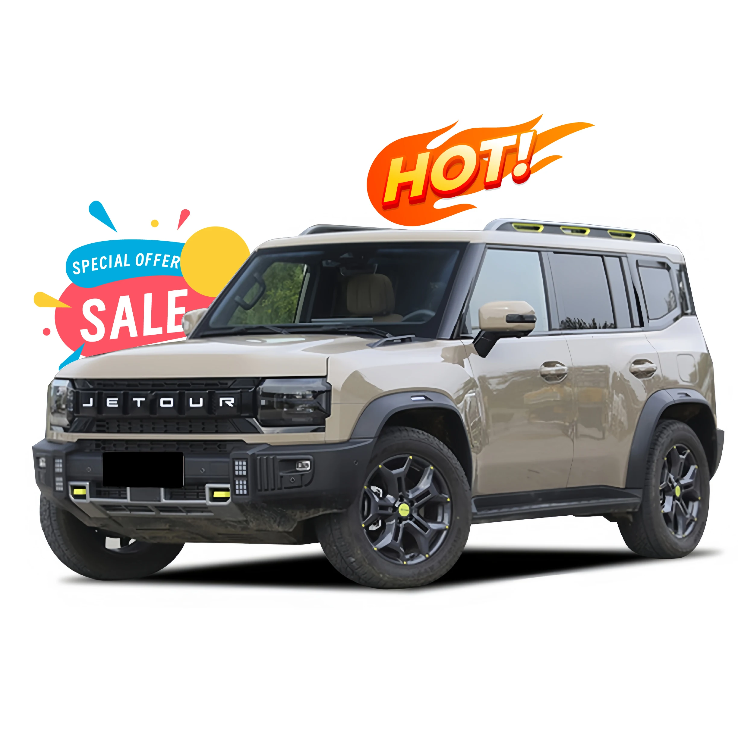 Оптовая продажа 2024 модель Jetour T2 дорожный 1 5 2 0 т мест авд внедорожник автоматическое левое рулевое управление бензиновыми автомобилями