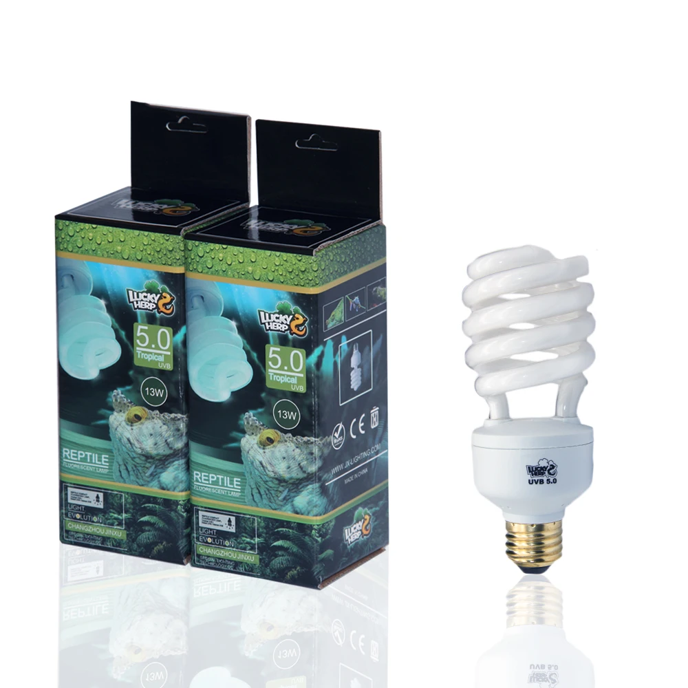 High Quality Sprial E27 E26 Reptile UVB Fluorescent Bulb/ Reptile UV Lamp For Birds and Reptile