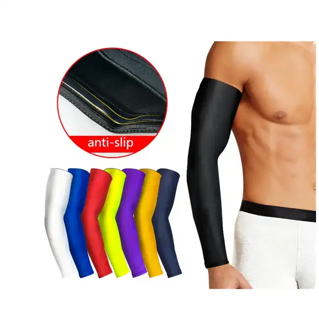 UV Traditional Protection Breathable Sports Basketball Football Running Compression Arm Sleeves