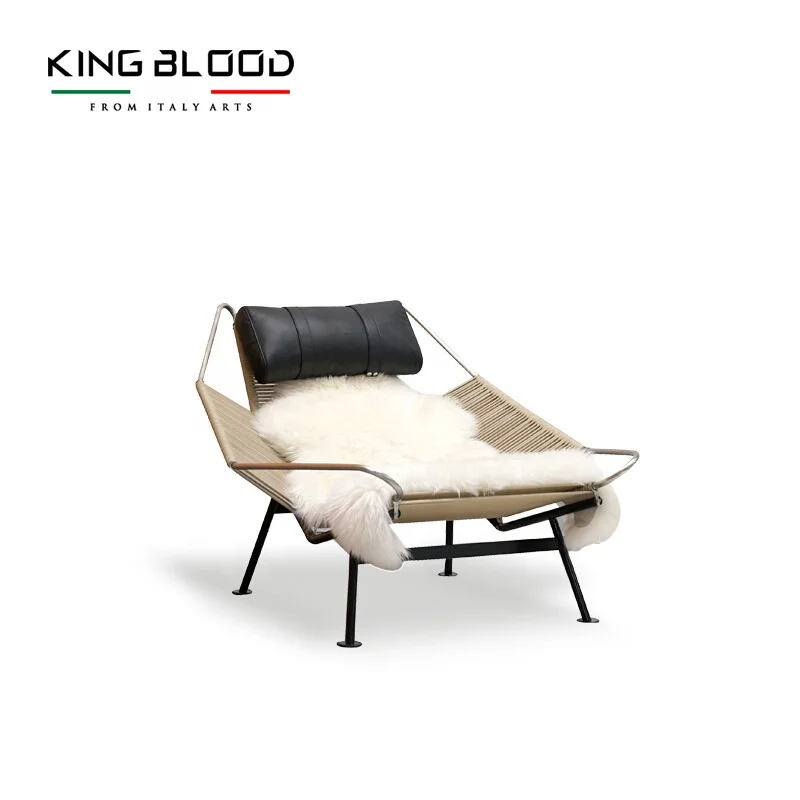 genuine wool leisure hotel lobby dental hemp rope woven chairs unit price