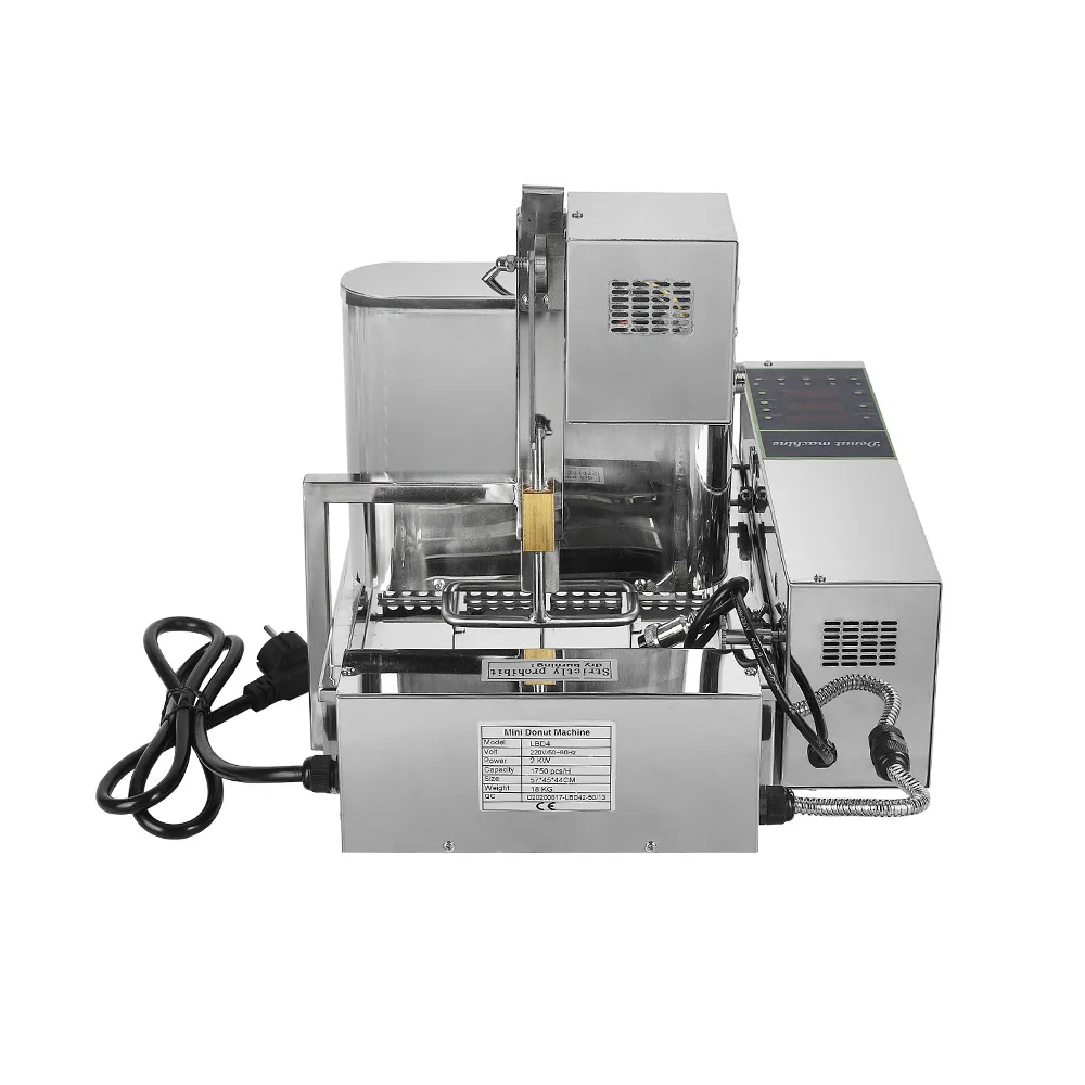 Industrial Fully Automatic Doughnut Machine Electric Mini Donuts Fryer Commercial Automatic Donut Machine For Sale