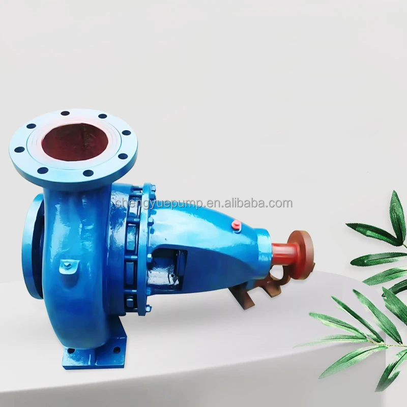 A single-stage centrifugal irrigation water pump with a flow rate of 100 cubic meters per hour and a head of 20 meters