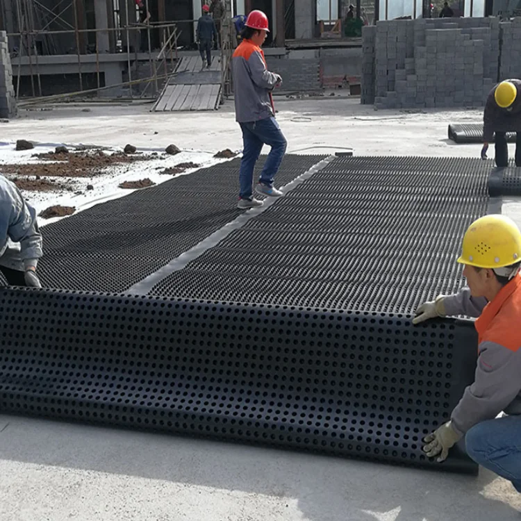 0.8mm Thickness 8mm Height HDPE Dimple Drainage Board Green Roof Dimple Board