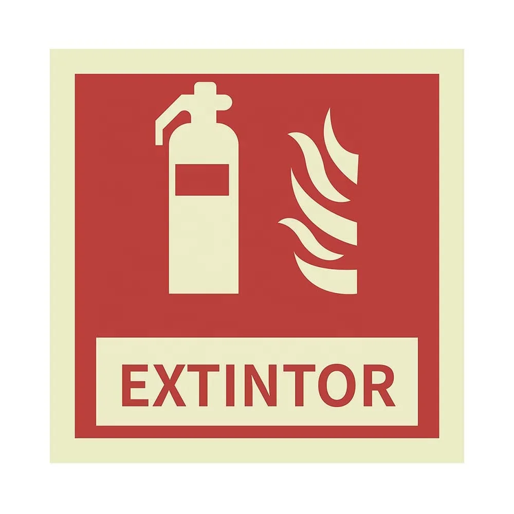 300mmx150mm Night Glow Photoluminescent Film Sticker Custom Radium Exit Sign Glow in the dark