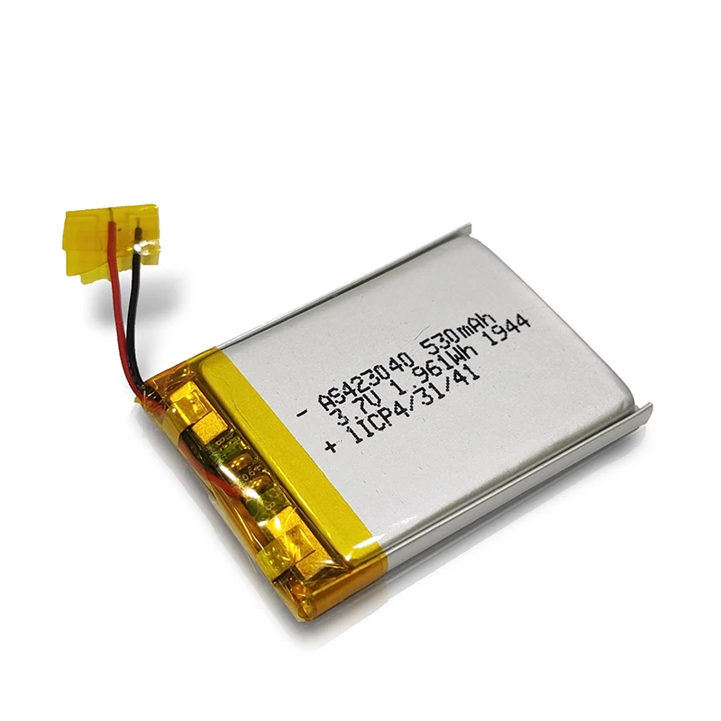  Перезаряжаемый литий-полимерный аккумулятор UL2054/IEC62133/KC сертификаты 423040 3 7 в 500 мАч