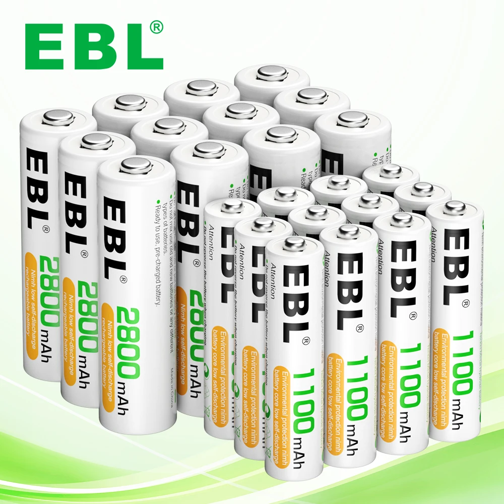 2800 мАч 1100 R6 Двойной аккумулятор никель-металлогидрид 1 2 В AA NIMH аккумуляторные батареи