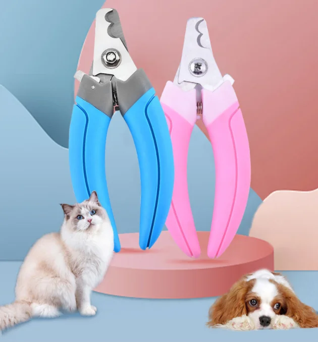  Pet nail clippers sharp double-edged cat and dog scissors cleaning care