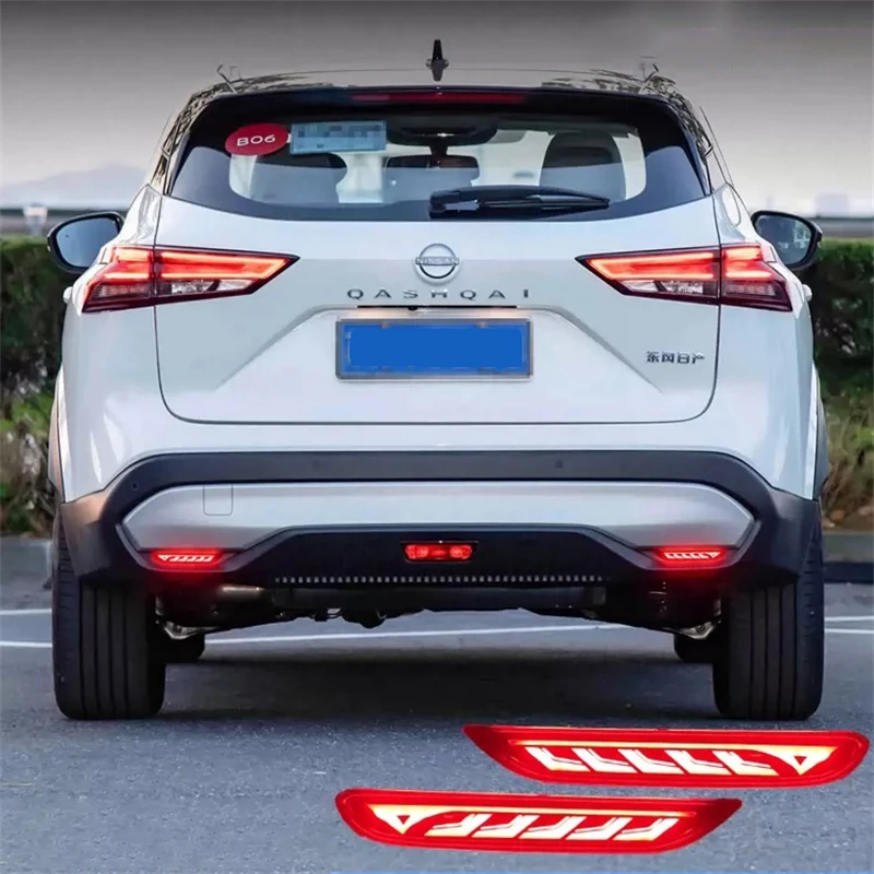 For Nissan Teana Altima Rogue X-trail QASHIQAI ARIYA Infiniti Q50L Q70 LED Rear Bumper Reflector Tail Brake Light Turn lamp