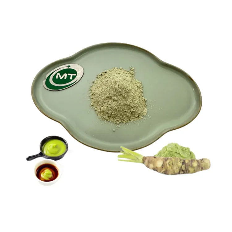 100%Pure Natural Wholesale Food Grade Free Sample Hot Selling Green Freeze Dried Wasabi Powder