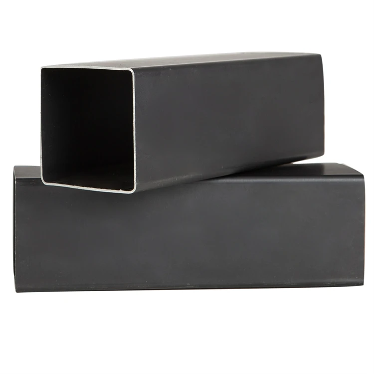 A36 Mild Steel Profile Ms Rectangular Square Pipe Hollow Section Galvanized Welded 50*50mm Black Tube