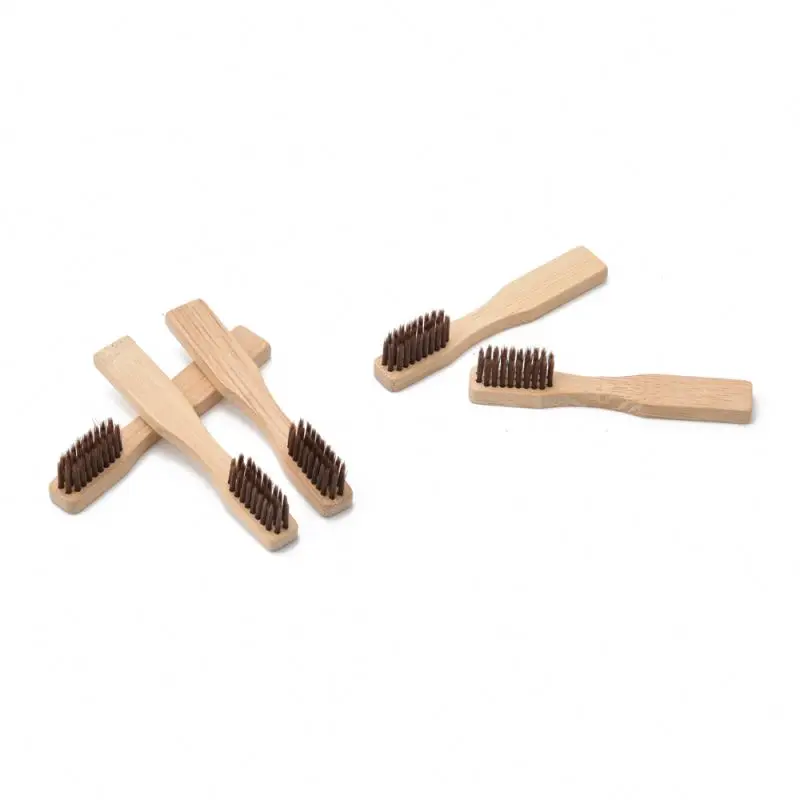 Tingsheng bamboo roundhandled toothbrush bamboo toothbrush custom logo