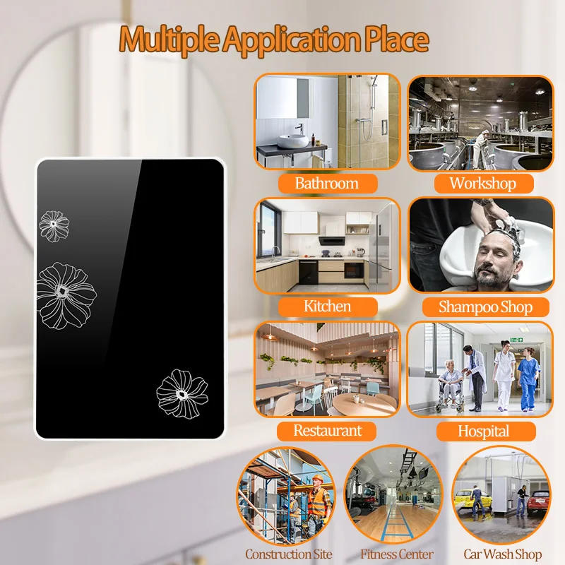 2024 Top Seller Domestic Wash Basin Electrical Mini 3.5KW 4.5KW 6KW Tankless Hot Instant Electric Water Heater